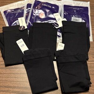 NEW Empetua Small XS High Waisted Shaper Shorts Black Lot 5 NWT